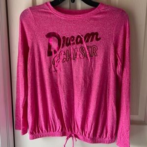 Cat and Jack girls top size 10/12 pink, NWOT